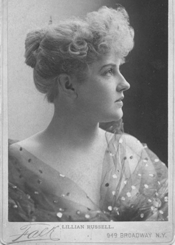 Lillian Russell circa 1880s