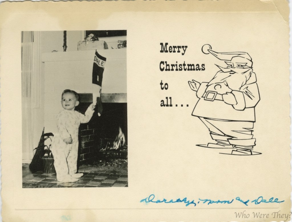 Little Dale and his stocking